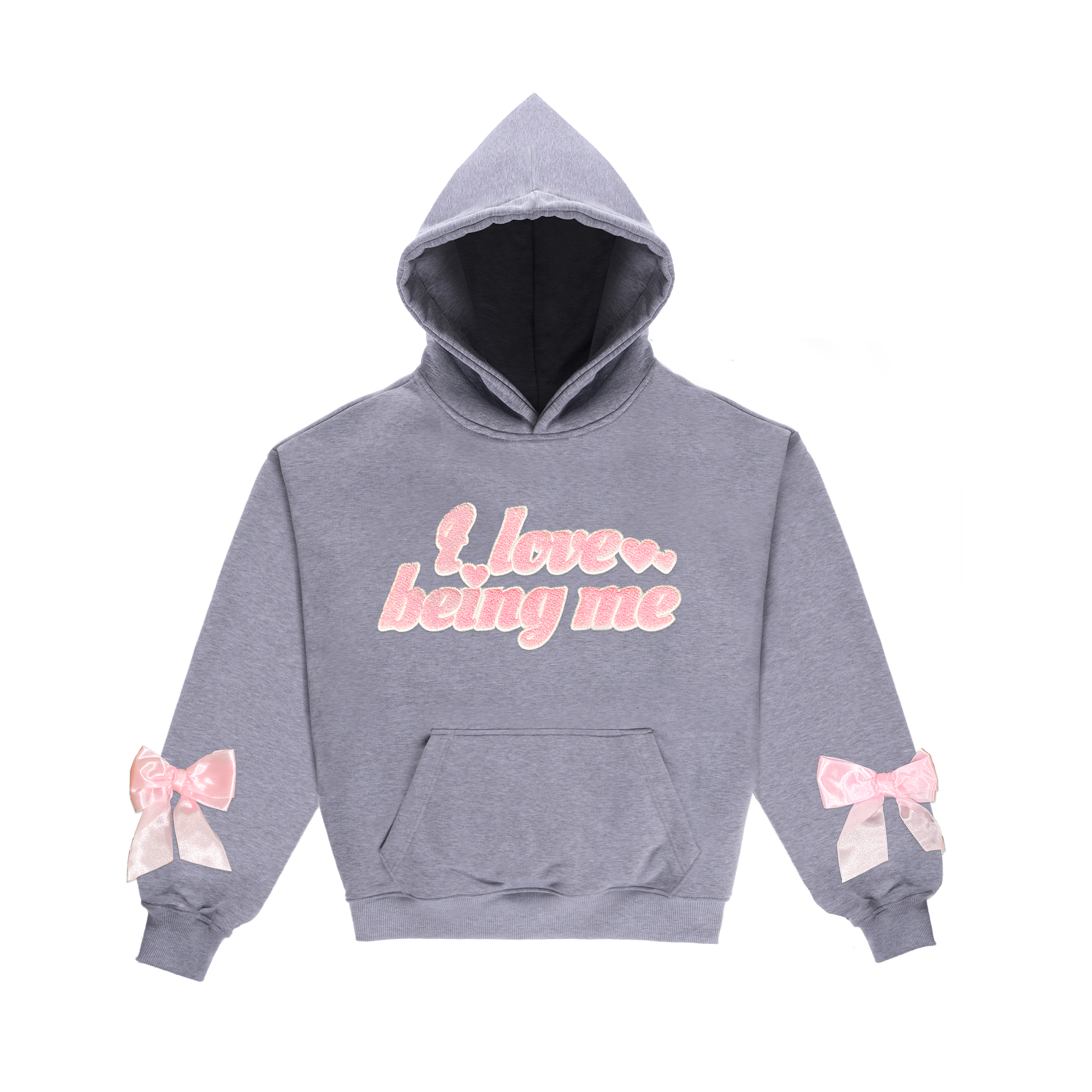 Bow Hoodie Gray