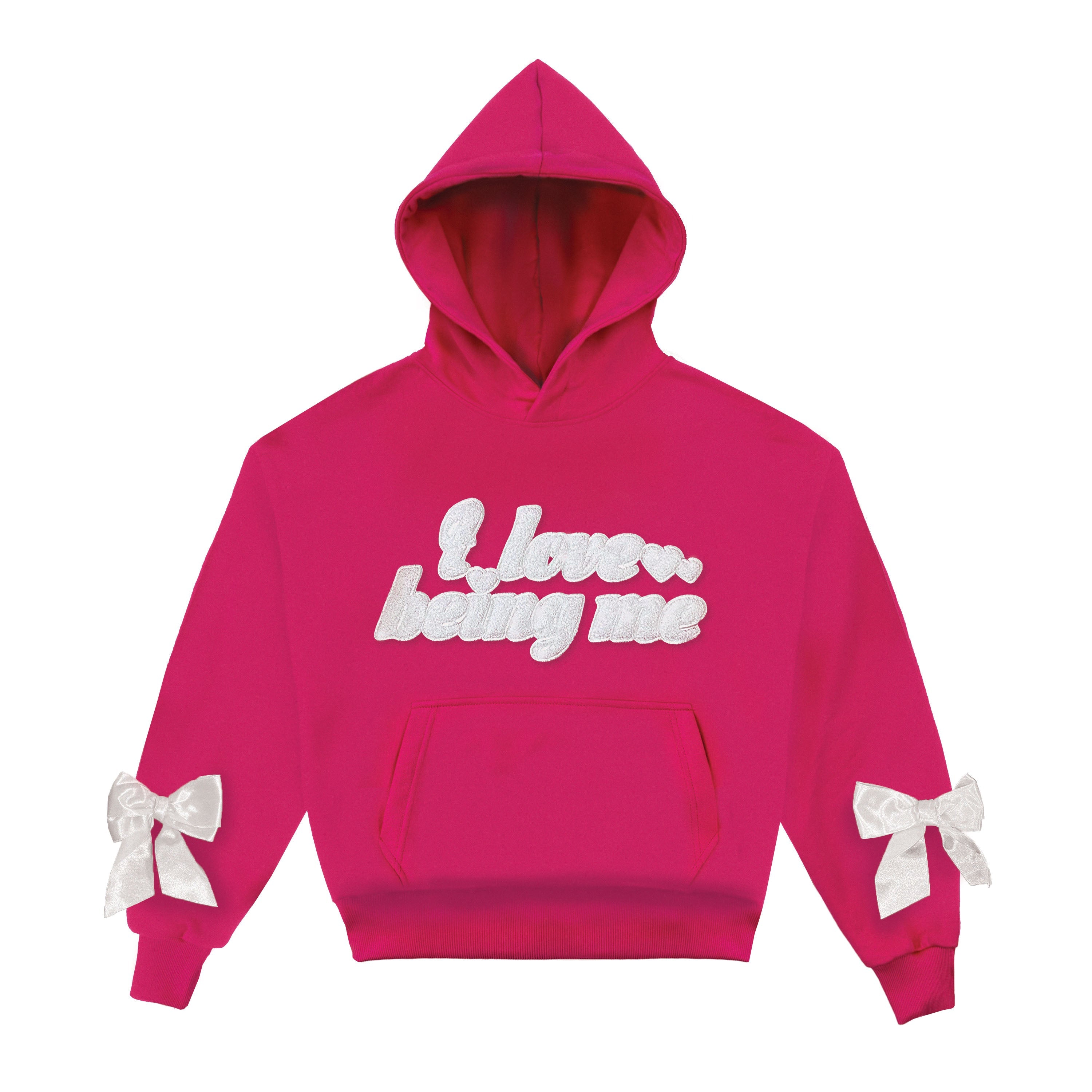 Bow Hoodie Pink
