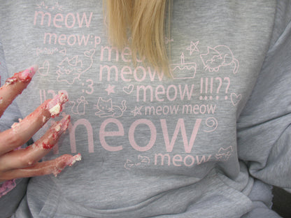 meow hoodie