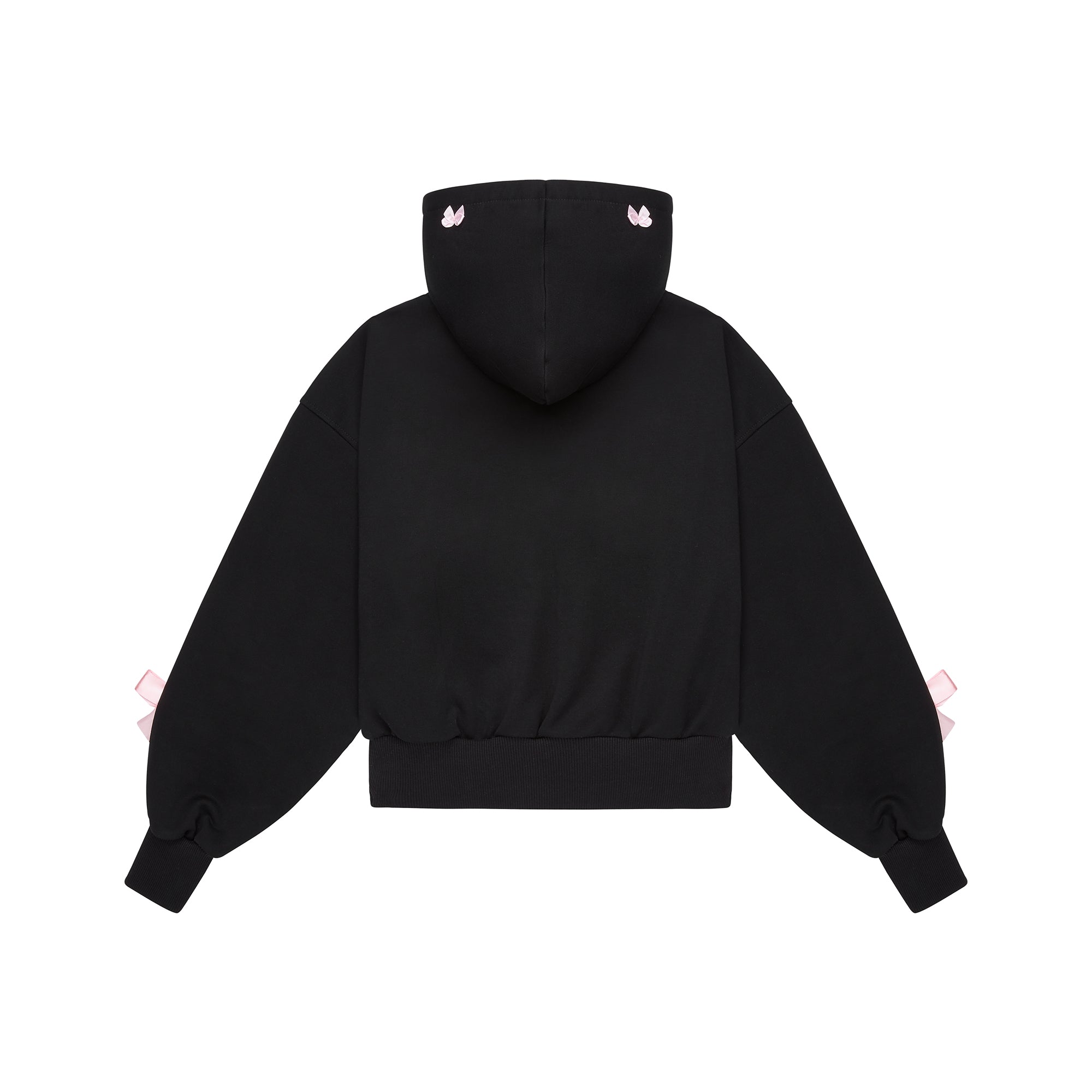 Satin Zipped Hoodie